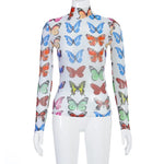 Butterfly Mesh Top - FORWARDLY AWKWARD